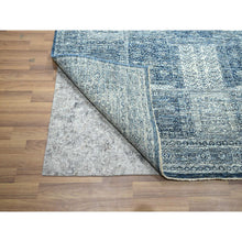 Load image into Gallery viewer, 8&#39;1&quot;x10&#39;2&quot; Aegean Blue, Garden Design, Agra, Hand Knotted, 100% Wool, Oriental Rug FWR458544