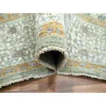 Load image into Gallery viewer, 8&#39;2&quot;x10&#39;4&quot; Pistachio Green, Mamluk Design, Pre Historic 14th Century Influence, Natural Dyes, 100% Wool, Hand Knotted, Oriental Rug FWR458574