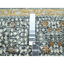 Load image into Gallery viewer, 8&#39;3&quot;x10&#39;1&quot; Charcoal Gray, Mamluk Design, Pre Historic 14th Century Influence, Natural Dyes, 100% Wool, Hand Knotted, Oriental Rug FWR458610