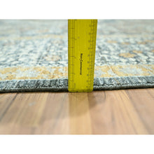 Load image into Gallery viewer, 8&#39;3&quot;x10&#39;1&quot; Charcoal Gray, Mamluk Design, Pre Historic 14th Century Influence, Natural Dyes, 100% Wool, Hand Knotted, Oriental Rug FWR458610