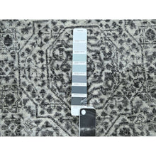 Load image into Gallery viewer, 2&#39;6&quot;x30&#39; Daisy White, Mamluk Design, Pre Historic 14th Century Influence, Natural Dyes, Hand Knotted, Pure Wool, Xl Runner, Oriental Rug FWR458634