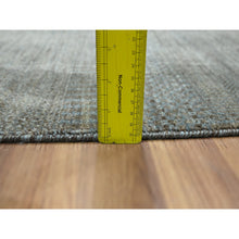 Load image into Gallery viewer, 2&#39;x3&#39; Coffee Brown, Tone On Tone, Modern Grass Design, Hand Knotted, Undyed Natural Wool, Lush And Plush, Mat, Sample, Oriental Rug FWR458652