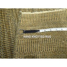 Load image into Gallery viewer, 2&#39;x3&#39; Honey Brown, Lush And Plush, Wool With Touch Of Silk, Tone On Tone, Hand Knotted, Modern Grass Design, Sample, Mat, Oriental Rug FWR459216