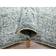 Load image into Gallery viewer, 8&#39;1&quot;x10&#39;1&quot; Storm Gray, Mamluk Design, Pre Historic 14th Century Influence, Natural Dyes, Hand Knotted, Pure Wool, Oriental Rug FWR459240