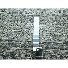 Load image into Gallery viewer, 8&#39;1&quot;x10&#39;1&quot; Storm Gray, Mamluk Design, Pre Historic 14th Century Influence, Natural Dyes, Hand Knotted, Pure Wool, Oriental Rug FWR459240