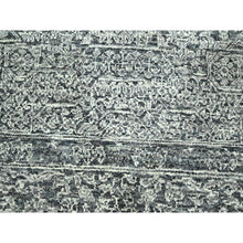 Load image into Gallery viewer, 8&#39;1&quot;x10&#39;1&quot; Storm Gray, Mamluk Design, Pre Historic 14th Century Influence, Natural Dyes, Hand Knotted, Pure Wool, Oriental Rug FWR459240