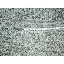 Load image into Gallery viewer, 8&#39;1&quot;x10&#39;1&quot; Storm Gray, Mamluk Design, Pre Historic 14th Century Influence, Natural Dyes, Hand Knotted, Pure Wool, Oriental Rug FWR459240