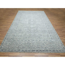 Load image into Gallery viewer, 9&#39;2&quot;x12&#39;1&quot; Neutral Gray, Pre Historic 14th Century Influence Mamluk Design, Natural Dyes, Hand Knotted, Pure Wool, Oriental Rug FWR459246