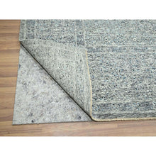 Load image into Gallery viewer, 9&#39;2&quot;x12&#39;1&quot; Neutral Gray, Pre Historic 14th Century Influence Mamluk Design, Natural Dyes, Hand Knotted, Pure Wool, Oriental Rug FWR459246