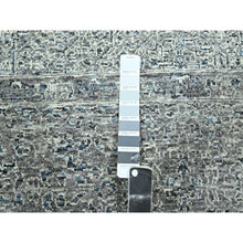 Load image into Gallery viewer, 9&#39;2&quot;x12&#39;1&quot; Neutral Gray, Pre Historic 14th Century Influence Mamluk Design, Natural Dyes, Hand Knotted, Pure Wool, Oriental Rug FWR459246