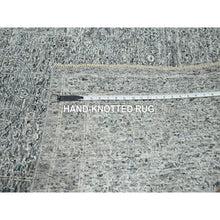 Load image into Gallery viewer, 9&#39;2&quot;x12&#39;1&quot; Neutral Gray, Pre Historic 14th Century Influence Mamluk Design, Natural Dyes, Hand Knotted, Pure Wool, Oriental Rug FWR459246