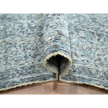 Load image into Gallery viewer, 9&#39;x12&#39; Stone Blue, Mamluk Design, Pre Historic 14th Century Influence, Natural Dyes, Hand Knotted, 100% Wool, Oriental Rug FWR459252
