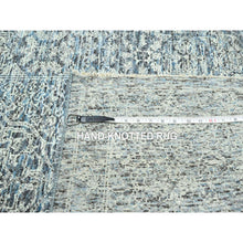 Load image into Gallery viewer, 9&#39;x12&#39; Stone Blue, Mamluk Design, Pre Historic 14th Century Influence, Natural Dyes, Hand Knotted, 100% Wool, Oriental Rug FWR459252