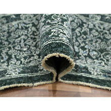 Load image into Gallery viewer, 8&#39;x10&#39;2&quot; Pine Green, Mamluk Design, Pre Historic 14th Century Influence, Natural Dyes, Hand Knotted, 100% Wool, Oriental Rug FWR459258