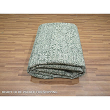 Load image into Gallery viewer, 8&#39;x10&#39;2&quot; Pine Green, Mamluk Design, Pre Historic 14th Century Influence, Natural Dyes, Hand Knotted, 100% Wool, Oriental Rug FWR459258