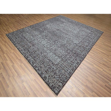 Load image into Gallery viewer, 8&#39;x10&#39; Wine Red, Pre Historic 14th Century Influence, Mamluk Design, Natural Dyes, Hand Knotted, Pure Wool, Oriental Rug FWR459264