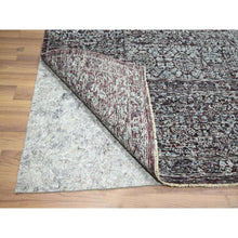 Load image into Gallery viewer, 8&#39;x10&#39; Wine Red, Pre Historic 14th Century Influence, Mamluk Design, Natural Dyes, Hand Knotted, Pure Wool, Oriental Rug FWR459264