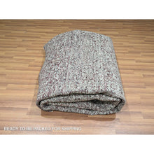 Load image into Gallery viewer, 8&#39;x10&#39; Wine Red, Pre Historic 14th Century Influence, Mamluk Design, Natural Dyes, Hand Knotted, Pure Wool, Oriental Rug FWR459264