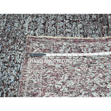 Load image into Gallery viewer, 8&#39;x10&#39; Wine Red, Pre Historic 14th Century Influence, Mamluk Design, Natural Dyes, Hand Knotted, Pure Wool, Oriental Rug FWR459264