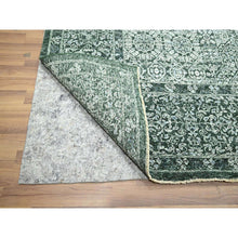 Load image into Gallery viewer, 8&#39;3&quot;x11&#39;7&quot; Seaweed Green, Pre Historic 14th Century Influence, Mamluk Design, Natural Dyes, Hand Knotted, Pure Wool, Oriental Rug FWR459270