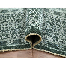 Load image into Gallery viewer, 8&#39;3&quot;x11&#39;7&quot; Seaweed Green, Pre Historic 14th Century Influence, Mamluk Design, Natural Dyes, Hand Knotted, Pure Wool, Oriental Rug FWR459270