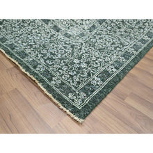 Load image into Gallery viewer, 8&#39;3&quot;x11&#39;7&quot; Seaweed Green, Pre Historic 14th Century Influence, Mamluk Design, Natural Dyes, Hand Knotted, Pure Wool, Oriental Rug FWR459270