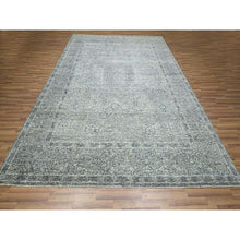 Load image into Gallery viewer, 9&#39;x12&#39;1&quot; Spanish Gray, Hand Knotted, Pre Historic 14th Century Influence, Mamluk Design, Natural Dyes, 100% Wool, Oriental Rug FWR459276