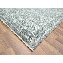 Load image into Gallery viewer, 9&#39;x12&#39;1&quot; Spanish Gray, Hand Knotted, Pre Historic 14th Century Influence, Mamluk Design, Natural Dyes, 100% Wool, Oriental Rug FWR459276