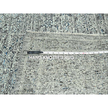 Load image into Gallery viewer, 9&#39;x12&#39;1&quot; Spanish Gray, Hand Knotted, Pre Historic 14th Century Influence, Mamluk Design, Natural Dyes, 100% Wool, Oriental Rug FWR459276