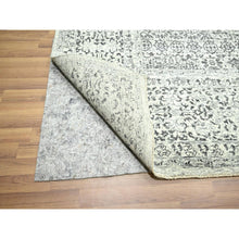 Load image into Gallery viewer, 10&#39;x14&#39; Chiffon White, Pre Historic 14th Century Influence, Mamluk Design, Natural Dyes, Hand Knotted, Pure Wool, Oriental Rug FWR459288