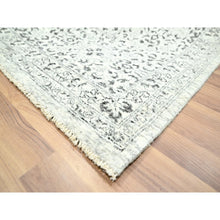 Load image into Gallery viewer, 10&#39;x14&#39; Chiffon White, Pre Historic 14th Century Influence, Mamluk Design, Natural Dyes, Hand Knotted, Pure Wool, Oriental Rug FWR459288