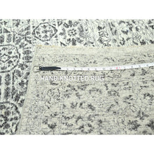 Load image into Gallery viewer, 10&#39;x14&#39; Chiffon White, Pre Historic 14th Century Influence, Mamluk Design, Natural Dyes, Hand Knotted, Pure Wool, Oriental Rug FWR459288