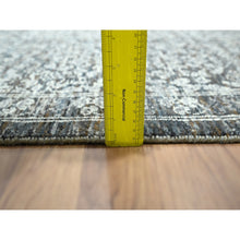 Load image into Gallery viewer, 8&#39;2&quot;x10&#39;2&quot; Sonic Gray, Pre Historic 14th Century Influence, Mamluk Design, Natural Dyes, Hand Knotted, Pure Wool, Oriental Rug FWR459294
