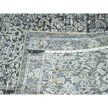 Load image into Gallery viewer, 8&#39;2&quot;x10&#39;2&quot; Sonic Gray, Pre Historic 14th Century Influence, Mamluk Design, Natural Dyes, Hand Knotted, Pure Wool, Oriental Rug FWR459294