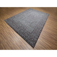 Load image into Gallery viewer, 9&#39;x12&#39;2&quot; Merlot Red, Mamluk Design, Pre Historic 14th Century Influence, Natural Dyes, Hand Knotted, 100% Wool, Oriental Rug FWR459300