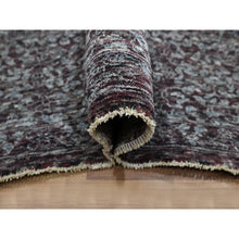 Load image into Gallery viewer, 9&#39;x12&#39;2&quot; Merlot Red, Mamluk Design, Pre Historic 14th Century Influence, Natural Dyes, Hand Knotted, 100% Wool, Oriental Rug FWR459300