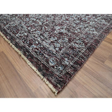 Load image into Gallery viewer, 9&#39;x12&#39;2&quot; Merlot Red, Mamluk Design, Pre Historic 14th Century Influence, Natural Dyes, Hand Knotted, 100% Wool, Oriental Rug FWR459300