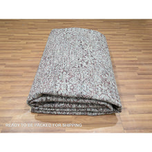 Load image into Gallery viewer, 9&#39;x12&#39;2&quot; Merlot Red, Mamluk Design, Pre Historic 14th Century Influence, Natural Dyes, Hand Knotted, 100% Wool, Oriental Rug FWR459300