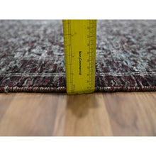 Load image into Gallery viewer, 9&#39;x12&#39;2&quot; Merlot Red, Mamluk Design, Pre Historic 14th Century Influence, Natural Dyes, Hand Knotted, 100% Wool, Oriental Rug FWR459300