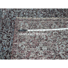 Load image into Gallery viewer, 9&#39;x12&#39;2&quot; Merlot Red, Mamluk Design, Pre Historic 14th Century Influence, Natural Dyes, Hand Knotted, 100% Wool, Oriental Rug FWR459300