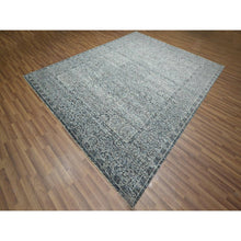 Load image into Gallery viewer, 8&#39;x10&#39;2&quot; Slate Gray, Pre Historic 14th Century Influence, Mamluk Design, Natural Dyes, Hand Knotted, 100% Wool, Oriental Rug FWR459312