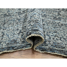 Load image into Gallery viewer, 8&#39;x10&#39;2&quot; Slate Gray, Pre Historic 14th Century Influence, Mamluk Design, Natural Dyes, Hand Knotted, 100% Wool, Oriental Rug FWR459312