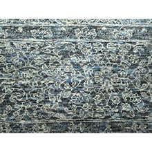 Load image into Gallery viewer, 8&#39;x10&#39;2&quot; Slate Gray, Pre Historic 14th Century Influence, Mamluk Design, Natural Dyes, Hand Knotted, 100% Wool, Oriental Rug FWR459312
