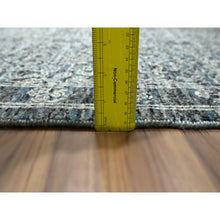 Load image into Gallery viewer, 8&#39;x10&#39;2&quot; Slate Gray, Pre Historic 14th Century Influence, Mamluk Design, Natural Dyes, Hand Knotted, 100% Wool, Oriental Rug FWR459312