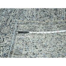Load image into Gallery viewer, 8&#39;x10&#39;2&quot; Slate Gray, Pre Historic 14th Century Influence, Mamluk Design, Natural Dyes, Hand Knotted, 100% Wool, Oriental Rug FWR459312