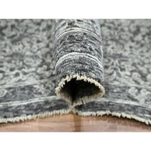 Load image into Gallery viewer, 9&#39;x12&#39; Dove Gray, Pre Historic 14th Century Influence, Mamluk Design, Natural Dyes, Hand Knotted, 100% Wool, Oriental Rug FWR459318