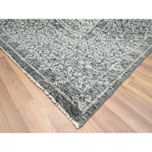 Load image into Gallery viewer, 9&#39;x12&#39; Dove Gray, Pre Historic 14th Century Influence, Mamluk Design, Natural Dyes, Hand Knotted, 100% Wool, Oriental Rug FWR459318