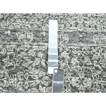Load image into Gallery viewer, 9&#39;x12&#39; Dove Gray, Pre Historic 14th Century Influence, Mamluk Design, Natural Dyes, Hand Knotted, 100% Wool, Oriental Rug FWR459318