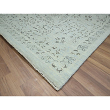 Load image into Gallery viewer, 9&#39;1&quot;x12&#39; Beau Blue, Pre Historic 14th Century Influence, Mamluk Design, Natural Dyes, Hand Knotted, Pure Wool, Oriental Rug FWR459330