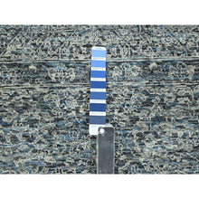 Load image into Gallery viewer, 9&#39;x12&#39;1&quot; Stone Blue, Pre Historic 14th Century Influence, Mamluk Design, Natural Dyes, Hand Knotted, Pure Wool, Oriental Rug FWR459336